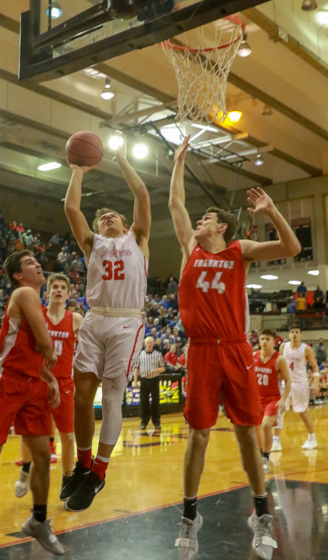 Class 2A boys basketball semistate: Andrean vs Frankton